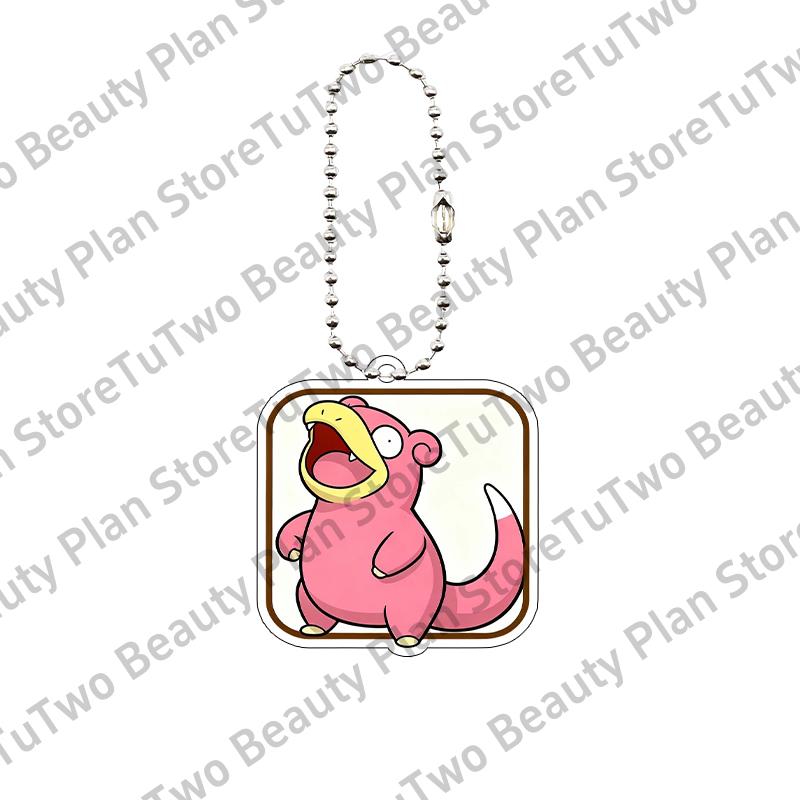

PKM Anime Keychain Acrylic Key Chain Accessories Gengar Eevee Squirtle Bulbasaur Cartoon Backpack Pendant Gifts Ornaments Toys about 5cm
