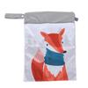 Waterproof Wet Bag Washable Diaper Wet Bag with Double Zipper for Travel Beach Pool Soiled Clothes