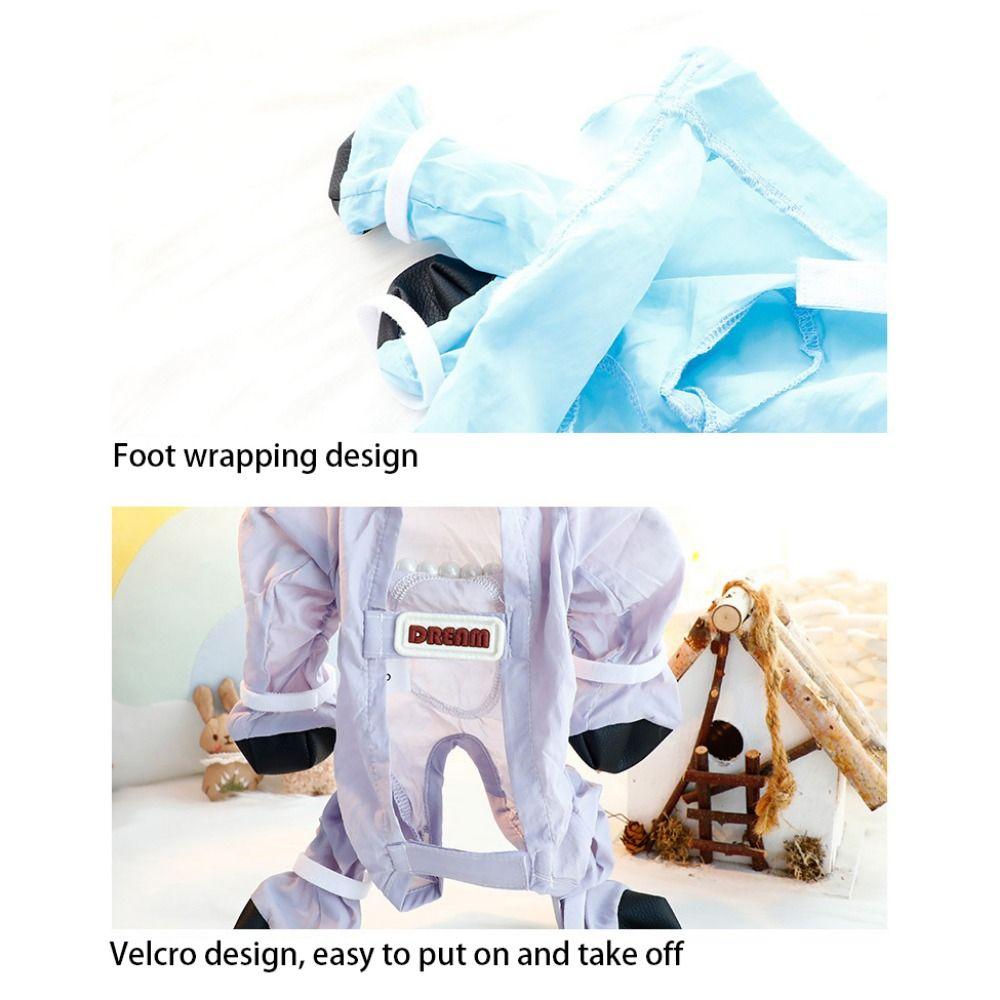 Vollbeinschutz Hund Vierbeinige Hose Staubdichter Hunde-Overall Schuhe Haustier Spaziergang