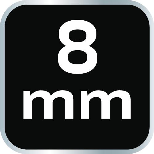 Quick connector for compressor with 8 mm hose outlet