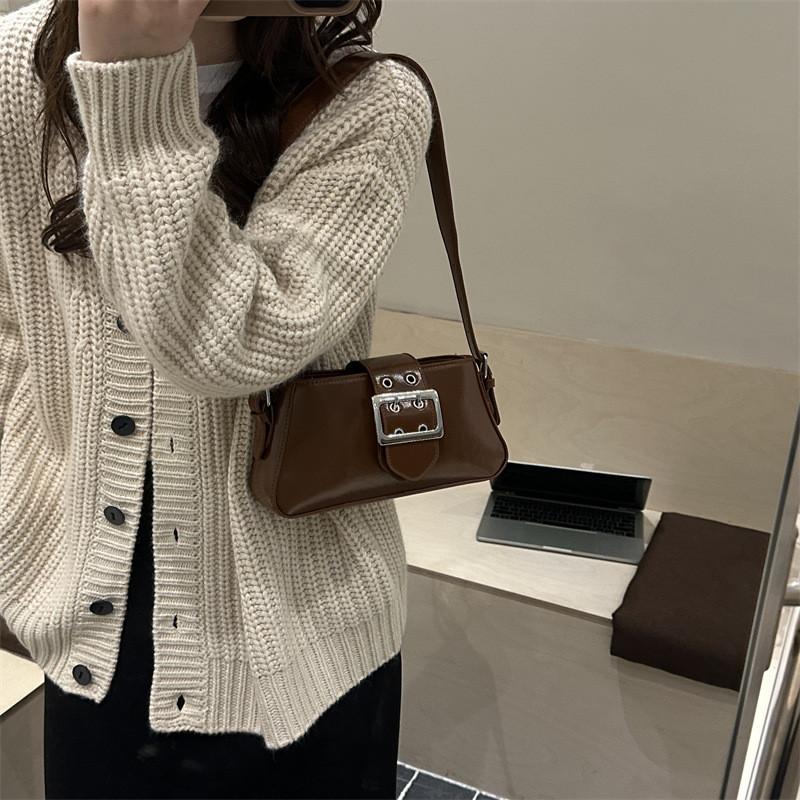 Trendy Pu Crossbody Small Shoulder Bag With Inner Phone Pocket For Casual Outings
