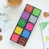 20 Colorsbox Stamp Inkpad Vintage Crafts Ink Pad Colorful Inkpad Stamps For Scrapbooking Sealing Decoration Toy Gift