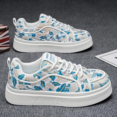 Mode CYYTL Herrskor Andningsbara Sneakers Casual Sommar Utomhus Vandring Sport Löpning Lyxig Designer Tennis Plattform Mode Loafers