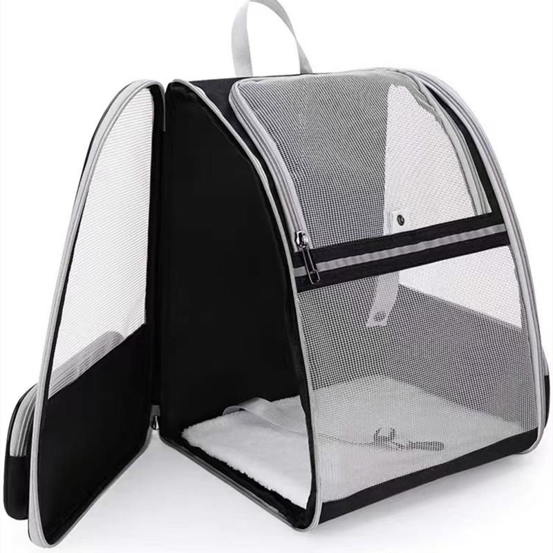Summer Breathable Mesh Pet Backpack - Large Capacity Cat Carrier