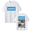 O-Oasis Live Forever T Shirt British Rock Band T Shirts Men Women Classic Oversized T-shirt Women Cotton Short Sleeve T-shirts