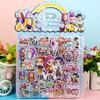 New Children's 3D Cartoon Stickers Rumi Mira Demon Hunter Creative DIY Double Layer Children's Decorative Toys Gift