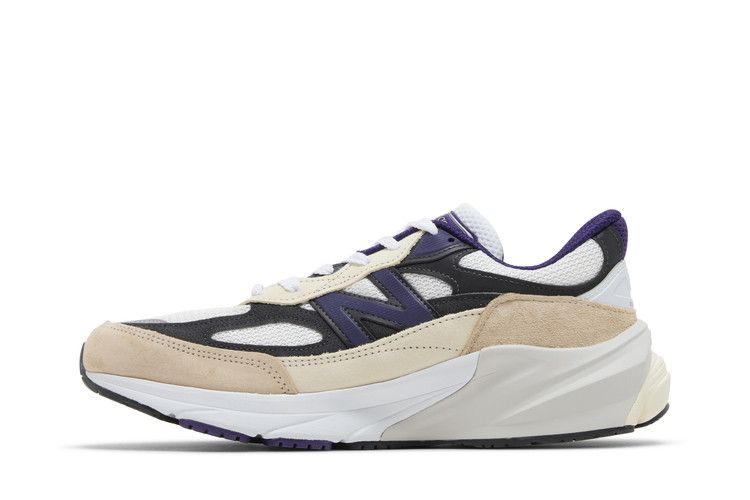 New Balance 990v6 MiUSA Teddy Santis White Black Plum