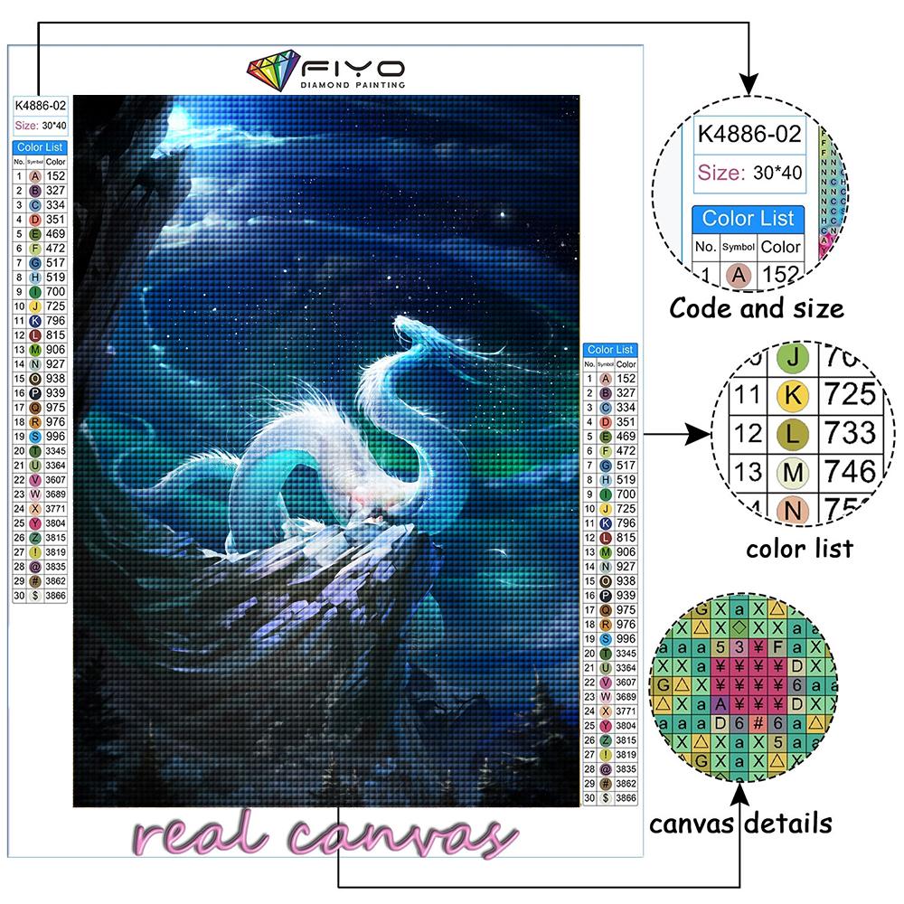 Diamond Painting Chinese Dragon Embroidery Cross Stitch Rhinestone Home Decor