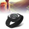 Pulsera Repelente de Mosquitos Ultrasónica con Pantalla de Hora Pulsera Antimosquitos para Exterior(Negro )