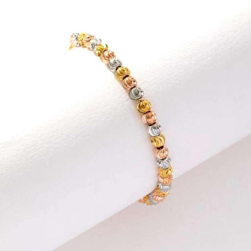 New Style Flower Bead Bracelet Colorful Wrist Adornment Watermelon Bead Bracelet  Women