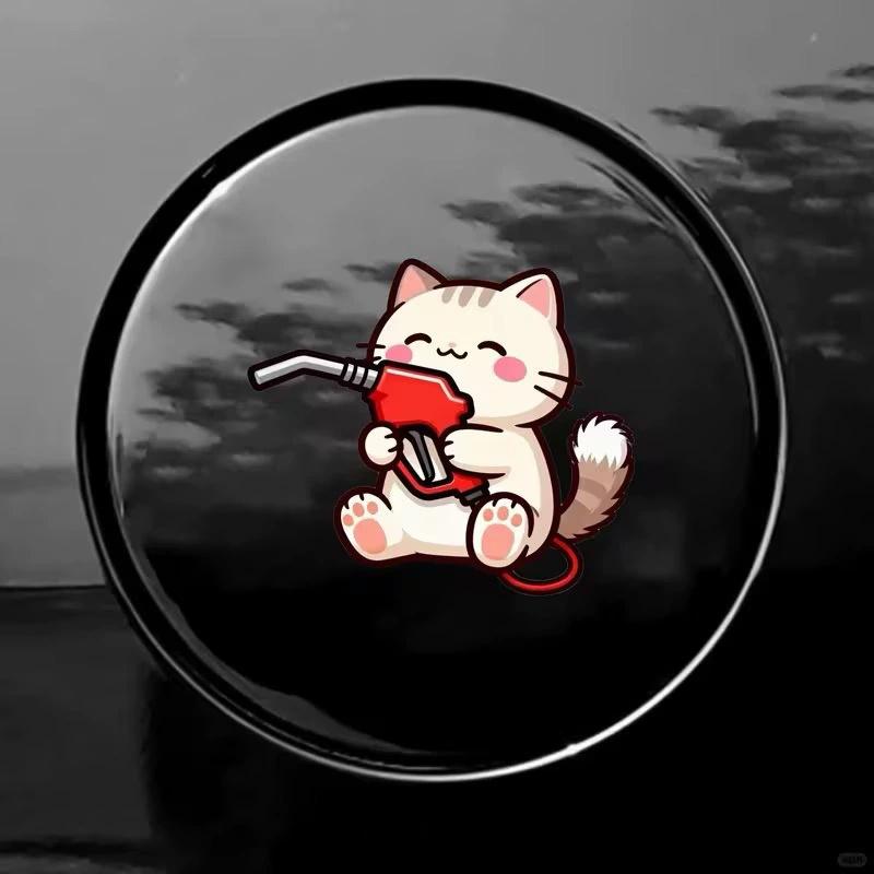 Car Stickers Decal Fuel Gage Empty Stickers Funny Vinyl Car Fuel Tank Cap Sticker
