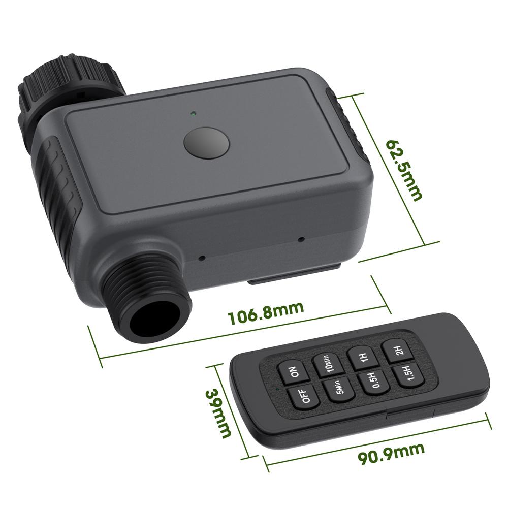 Temporizador de rega remoto inteligente, aspersor inteligente, temporizador de rega de canal único, filtro programável com atraso para chuva, temporizador para aspersor de jardim