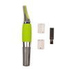 Ear Nose Face Trimmer with LED Light for Men and Women - Green - Accessories Included