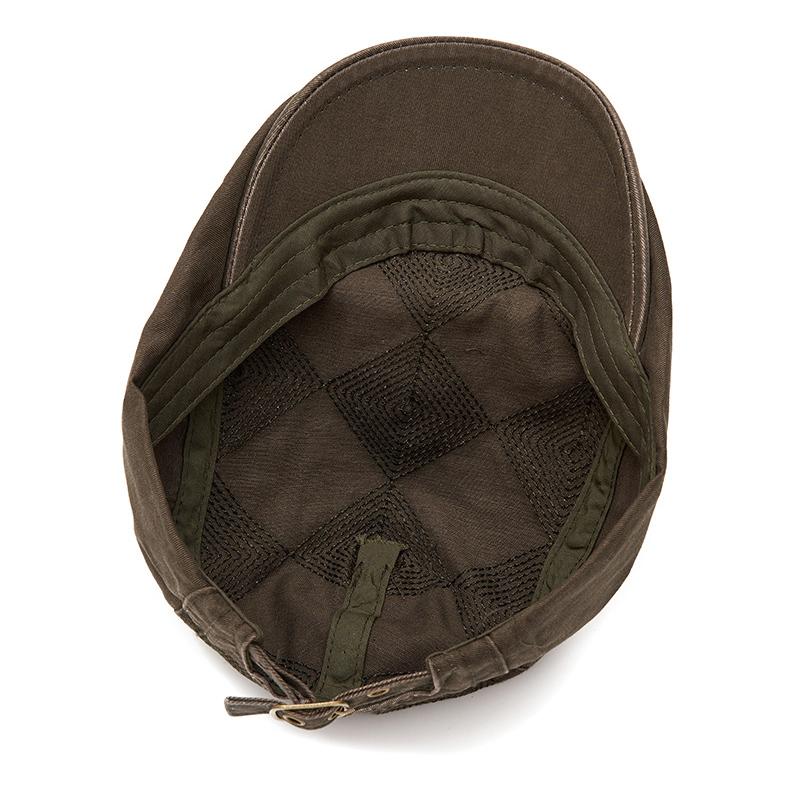 Embroidery Beret British Vintage Men's Forward Cap Spring Summer Sunshade Newsboy Cap