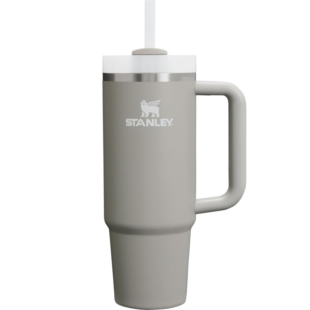 STANLEY Vacuum Ash with Perfect for Outdoor Dishwasher Warranty Included Japanese H2.0 Quencher, 0.88L, Gray, Insulated, Durable, Straw, Summer,