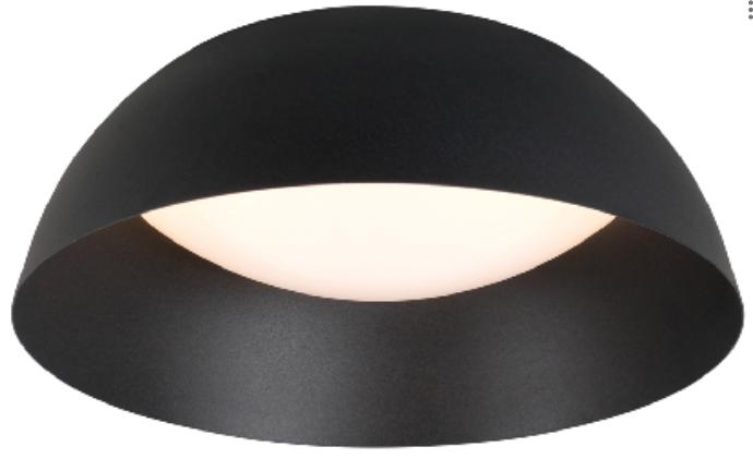 Bol - Ceiling lamp 35cm 20W LED, Black