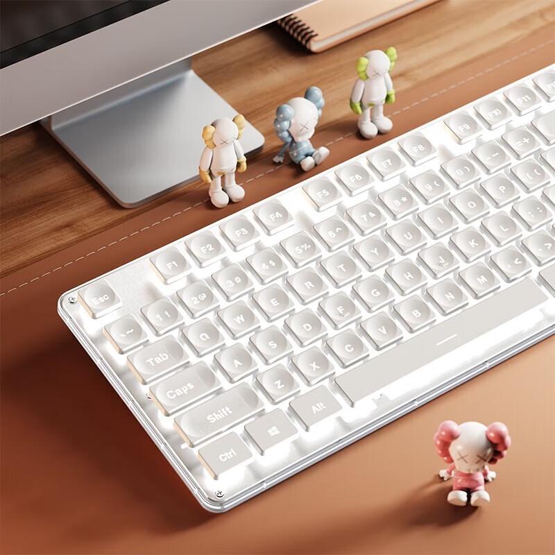 EWEADN Silent Wireless Keyboard, Mouse & Headset 3-in-1 Combo