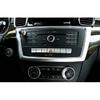 Silver ABS Central Control Panel Cover For Mercedes Benz GL GLE GLS ML 2013-