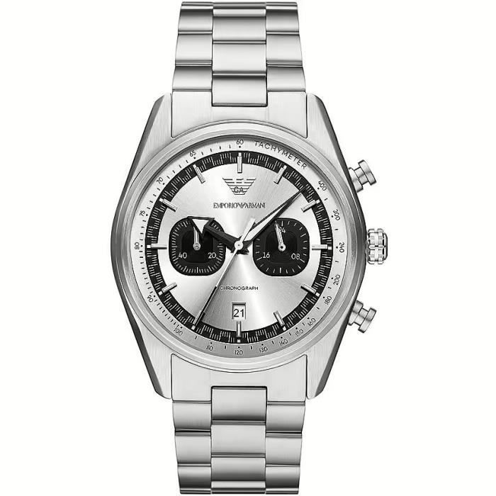 Montre Emporio Armani Hommes AR11636 - Argent Acier inoxydable - 42mm - 5 bar