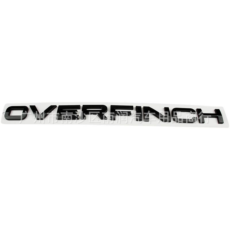 Car ABS Chrome Decals Sticker For Landrover Rangerover Overfinch I322 Discovery Hood Trunk Letters Logo Emblem Badge Sticker
