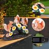 YUETJIN Solar Garden Squirrel Statues Outdoor Figurines Lights Garden Decor