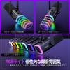 FIFINE AmpliGame AM8 Dynamic Microphone for Gaming and Plug PS5 Live Game Volume Mute RGB Headphone USB Cable with Compatible with XLR Black XLR/USB