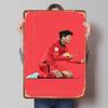Soccer Player Celebration Tinplate Poster Customized Wall Art Vintage Metal Signs Retro Tin Plaque for Room Decoration Gaming