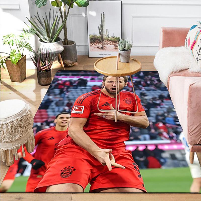 1pc Football Player Victory Rug, Office Carpet Indoor Outdoor Entrance Doormat, Non-Slip Soft And Comfortable, Living Room. DT707068