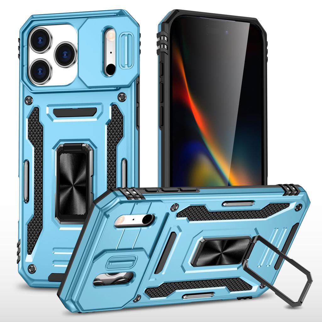 Applicable To Xiaomi 17Promax Mobile Phone Case Holder 14T Window Push Magnetic Ultra-thin Ring Mobile Phone Case