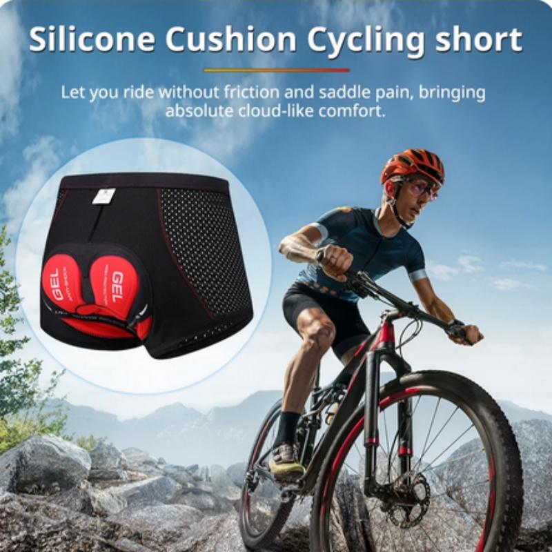 Cycling Shorts Breathable Mesh Cycling Underwear 5D Gel Pad Shockproof MTB Bike Shorts Man Shorts