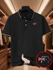 Star-pattern Printed Men's Outdoor Golf Polo Shirt, Stylish Polo Top - Popular Business Casual T-shirt with Short Sleeve Lapel for Daily Casual Wear
