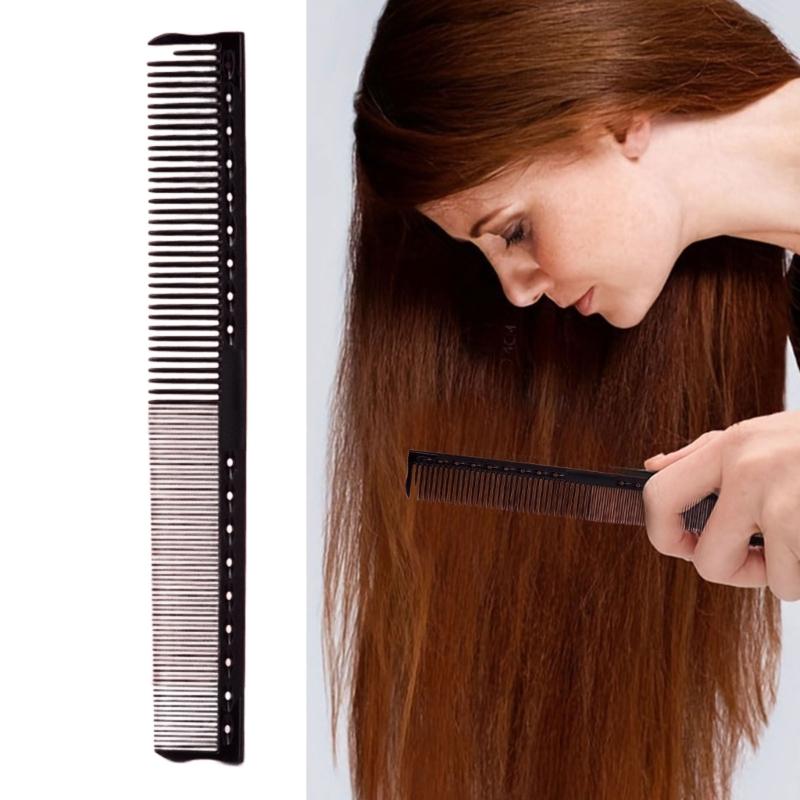 Static Free Resin Hair Comb For Precise Flat Top Cut Smooth Design Suitable For Most Hair Types