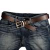 Trendy Brand Buckle Waist Belt Black Coffee Waist Strap Fashion Waistband
