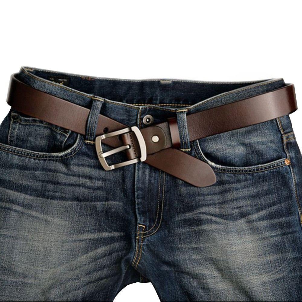 Trendy Brand Buckle Waist Belt Black Coffee Waist Strap Fashion Waistband