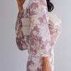 Yukata Obi Pleated Heiko Obi Dull Color 6 Colors Fluffy Easy Pleated Heiko Obi [kimono Cafe] Women's (dustyyellow)