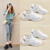 Fashion 2024 Autumn Women's Breathable Casual Vulcanized Shoes Mesh Flat Bottom Gym Comfortable Breathable Thick Sole Light Sports Shoes