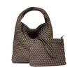 Borsa tote grande capienza per mamma e bambino intrecciata a mano - Borsa morbida e alla moda per le mamme