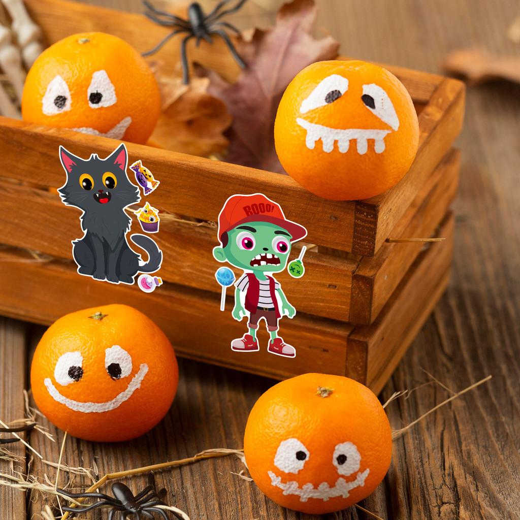 Adorable Cartoon Halloween Stickers For Kids Engaging Interactive Family Fun