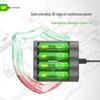 GP AA Rechargeable Battery and USB Charger Set CN Plug (adapter Included)