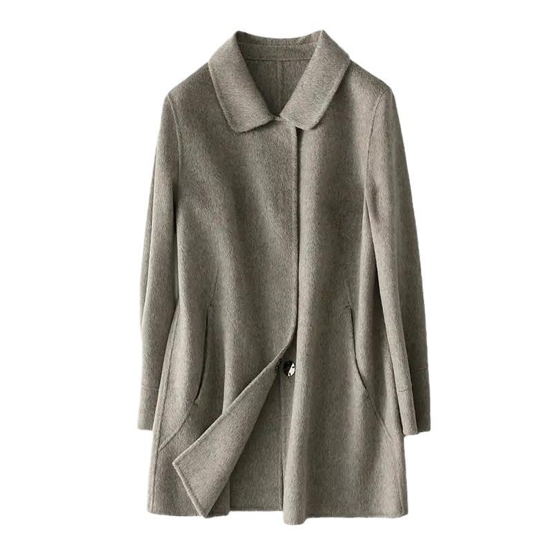 2023 Autumn/Winter Chic Loose Casual Slimming Wool Coat - Versatile & Stylish
