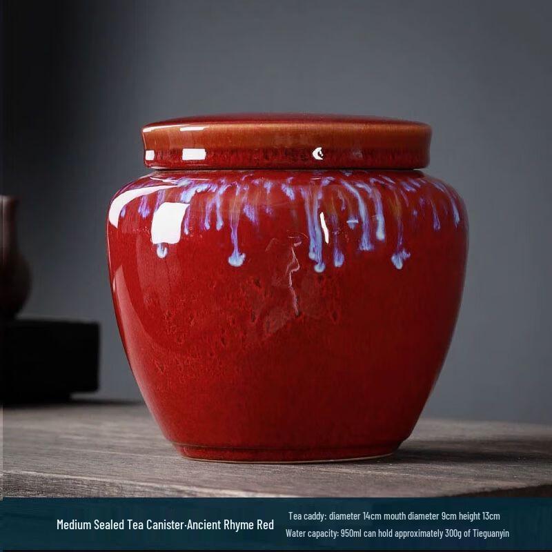 Ceramic Tea Caddy Gift Box