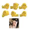 Princess Hair Clip 3D Chicken Hairpin Lovely Chick Hair Catch Barrettes Strong Hold Hairpin for Girls