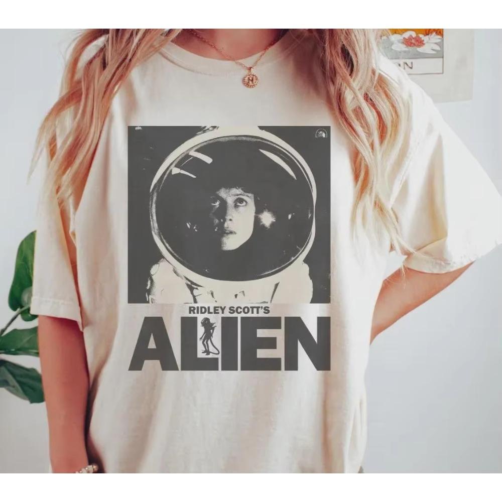 Alien Movie 1979 Shirt Alien Movie Teealien Movie Merch Vintage Horror Shirt Horror Movie Shirt Oversized Unisex Harajuku High Quality