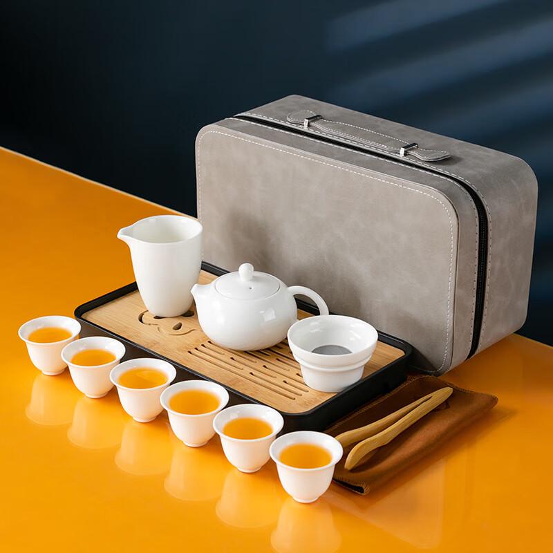 LISM Portable Ceramic Travel Tea Set