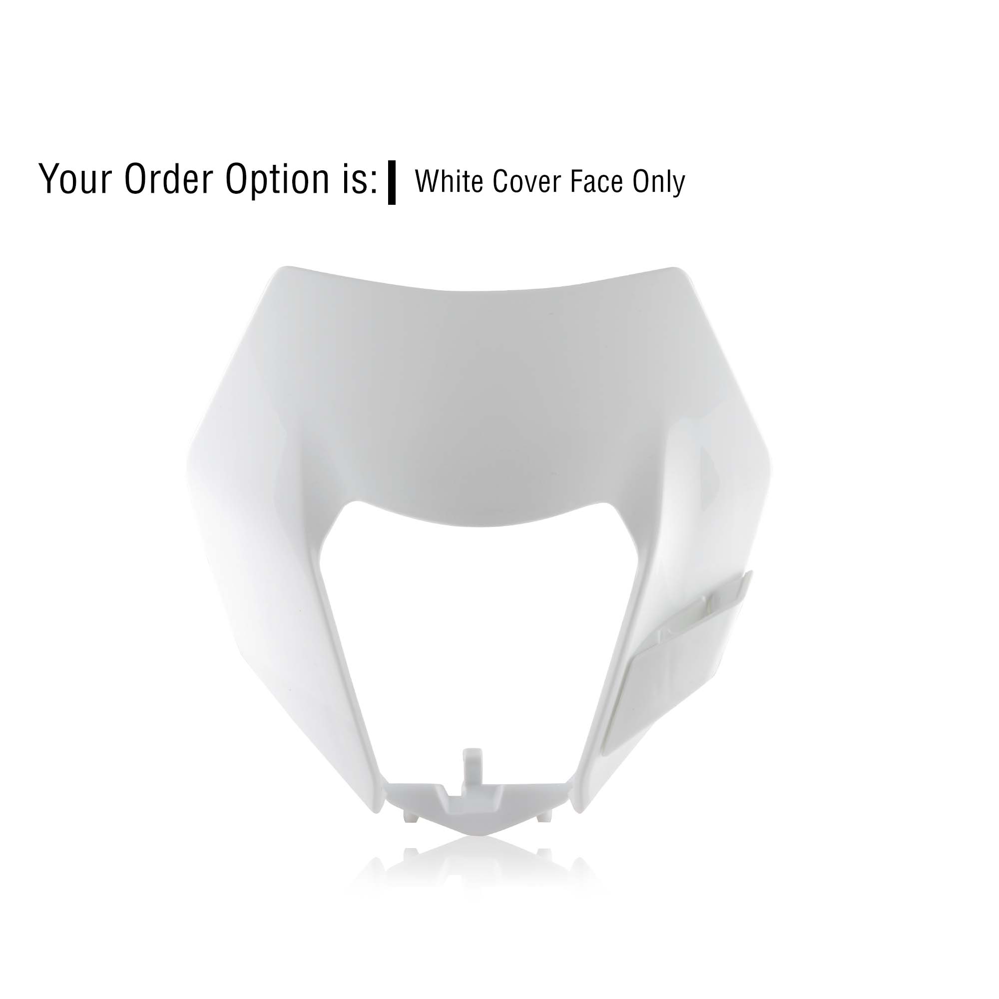 Space Universal Motorcycle Headlight Head Lamp Lighting Enduro Dual Sport Dirt Bike H4 Headlight Fairing For Honda Suzuki KTM
