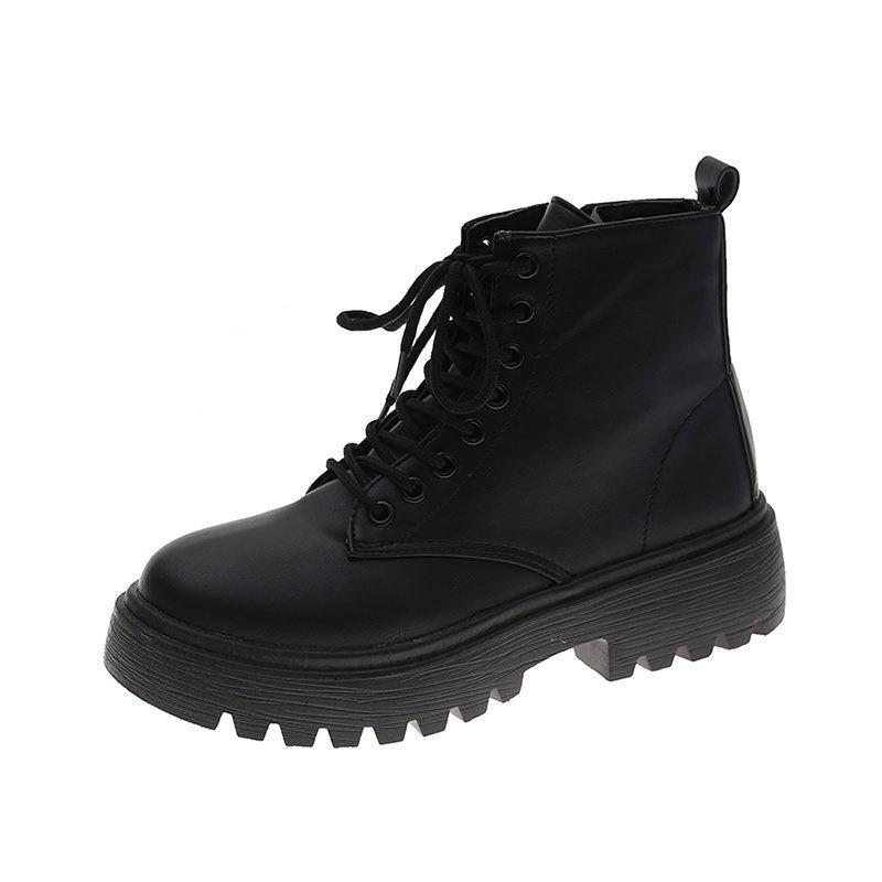 2025 Thin Shoes Tide Martin Boots Women Spring and Autumn New Black Single Boots Thin Short Boots