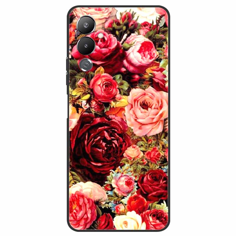 For Tecno Pova 4 Case LG7n Lovely Fashion TPU Silicone Cover for Tecno Pova 4 Phone Cases Pova4 Shockproof Soft Shell Funda Cute