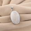 Rainbow Moonstone Gemstone Silver Pendant, Handmade Blue Flash Pendant Necklace Gift For Her PP-63-22