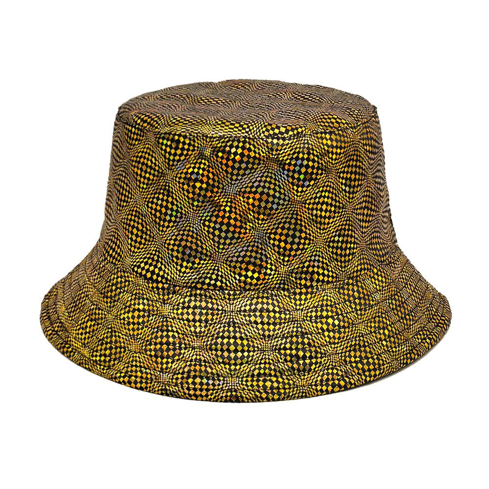 Bling Colorful Reflection Bucket Hats Women Men Decorate Panama Hiphop Summer Sunscreen Fisherman Hat Unisex Sun Gorras Travel