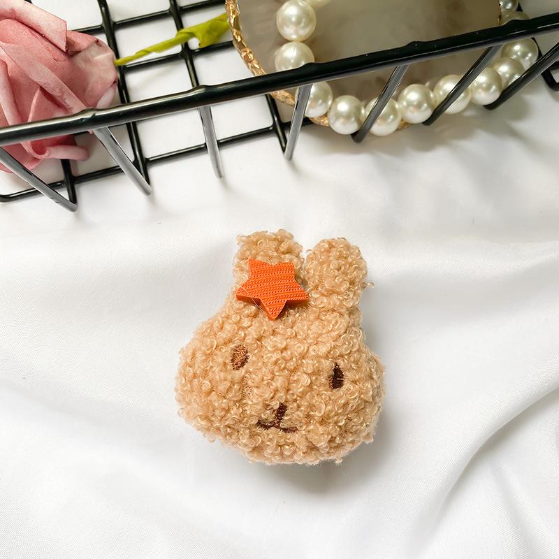 Rabbit Cute Wind Girl Heart Plush Mobile Phone Airbag Lazy Desktop Bracket Paste Retractable